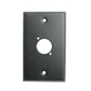 PROCRAFT SPU-1X-BK 1 Gang Black Steel Wall Plate Pre-Punched for
