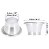 X AUTOHAUX 2.5 Inch Neck Aluminum Bellmouth Velocity Stack Adapter