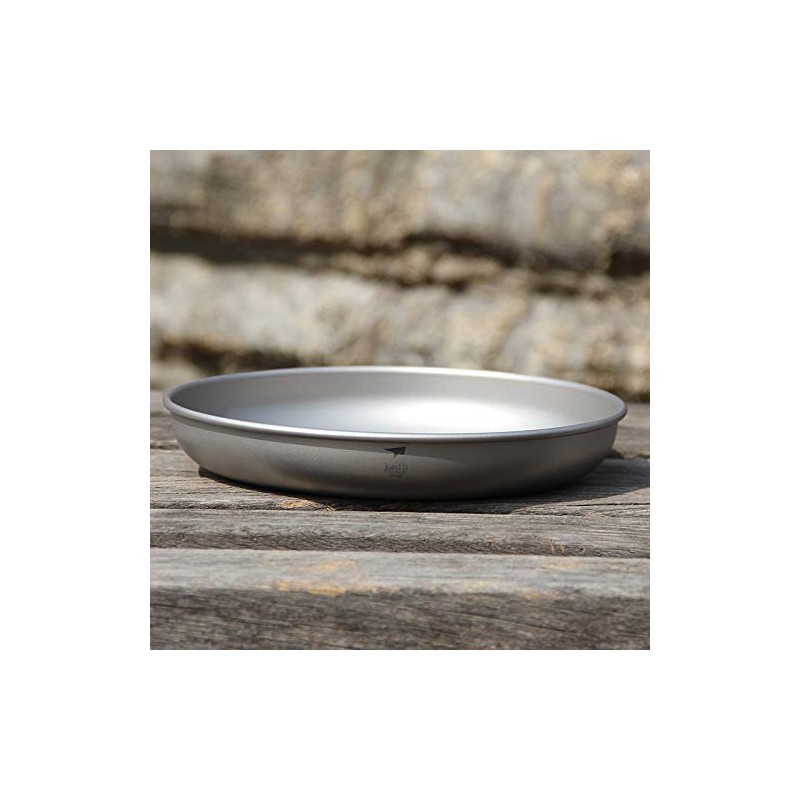 Keith Titanium Plate 150ml~450ml Outdoor Tableware Camping Plate Travelling Ultra