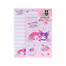 Sunstar Stationery Sanrio Character Letter Set, My Melody 50th Anniversary & 20th Anniversary My Melody & Kuromi S8908303
