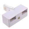 kenable BT Telephone Splitter 2 way Sockets 1 x Socket
