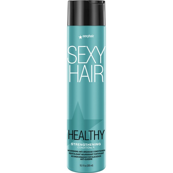SexyHair Healthy Strengthening Anti-Breakage Conditioner, 10.1 Oz | Helps Provide Stength and Flexibility to Damaged Hair | SLS and SLES Sulfate Free