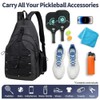 Toolzia Pickleball Backpack Large Capacity Sports Bag with Paddle and