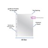 A5 Punch Pockets Clear Plastic Punched Pockets 60 Micron Filing