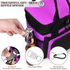 LOKASS Lunch Box for Women/Men-16L-Insulated Lunch Bag, Expandable Double-layer Leakproof