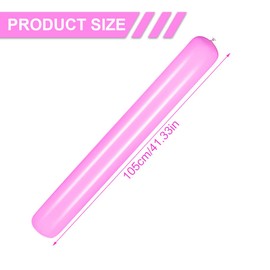 LuLiyLdJ Pink Swimming Noodle Pool Noodle, Swimming Noodle for Children, Swimming Noodle Adults, Pool Toy, Inflatable Swimming Noodle 105 x 15 cm