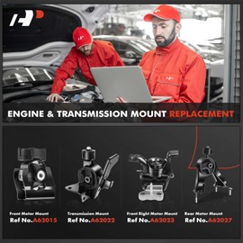 A-Premium Engine Motor and Transmission Mount Kit Compatible with Pontiac Vibe 2009-2010 & Toyota Corolla Matrix 2009-2013, Automatic Transmission, 4-PC Set