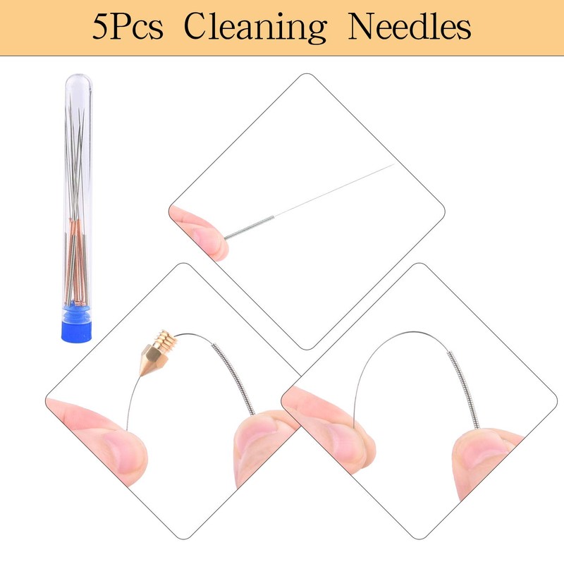 TUPARKA 40Pcs 0.4mm Ender 3 Nozzle Kit 3D Printer Nozzles