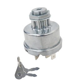 GRABOTE New Ignition Key Switch for Ford Tractor 5000 5030 515 530A 531 532 535 540 540A 540B 545 545A 545C 545D 550 5500 555 5550 555A 555B 555C 555D 5600 5610 575D 5900 4 Position