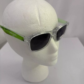 Bud Light Lime UV Protection Sunglasses Lime Green/Clear Promo Swag NEW SEALED