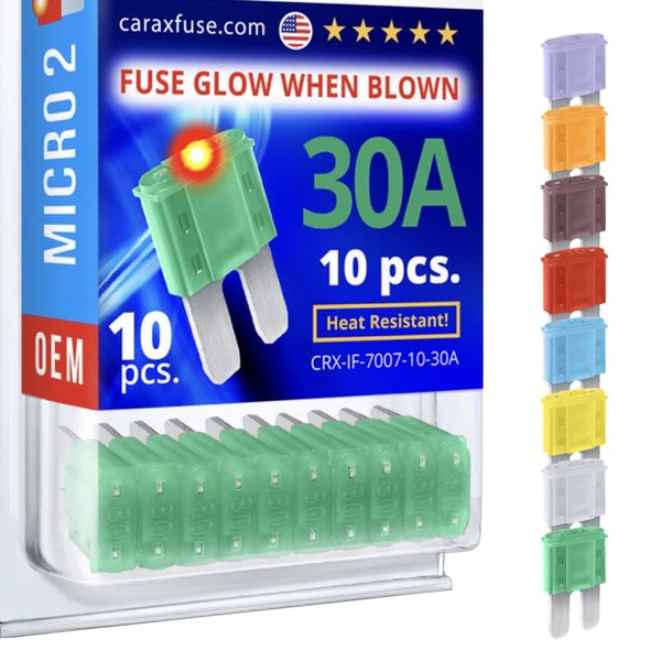 CARAX Glow Fuse – Premium Fuse Micro 2 Blade APT/ATR