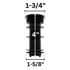 Caster Chair Company Douglas Replacement 1.75" Plastic Insert Bushing for Caster Dining Chairs (Set of 2)