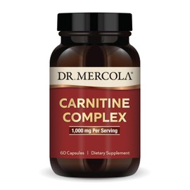 Dr. Mercola Complejo de carnitina suplemento diettico, 60 cpsulas (30 porciones), 1.000 mg por porcin, apoya la salud mitocondrial y la vitalidad,... 
