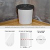 8 Gallon 60 Counts Strong Trash Bags Garbage Bags by