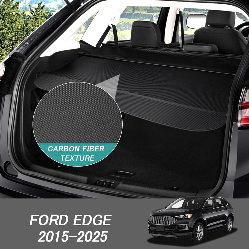 VEENJOY Cargo Cover for Ford Edge 2025-2015 Accessories Retractable Trunk