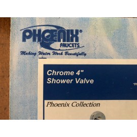 Phoenix Valterra Phoenix Chrome 4” Shower Valve (P1432-I) PF213345 Brand New In Box
