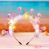Flimire Light up Starfish Headband Led Mermaid Headbands Glow Seashell