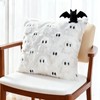 GDEMXOAN White Ghost Pillow Covers Set of 2 – Spooky