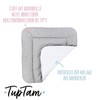 TupTam Baby Changing Mat Softly Padded Patterned, Small Stars/Grey, 70