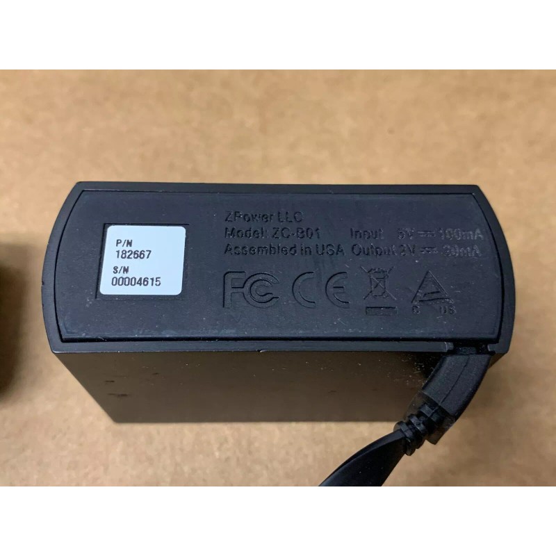 ZPower Model ZC-B01 Dual Pocket Hearing Aid Charger + Power