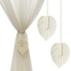 Curtain Tiebacks Curtain Ties Handmade Leaves Weave Twine Curtain tie