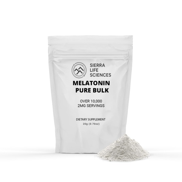 SIERRA LIFE SCIENCES Melatonin | Natural Sleep Aid Bulk Powder