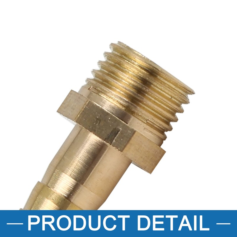 A ABSOPRO Brass Hose Fitting 8 mm Inner Diameter x