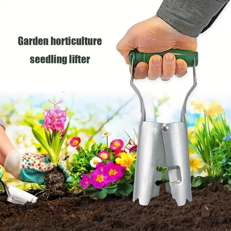 AIMALL Gardening Seedling Lifter Transplanter Tool – 8.7in Durable Zinc-Plated