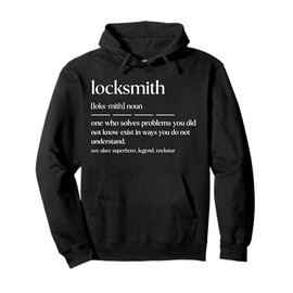 Funny Locksmith Noun Key Cutter Pullover Hoodie