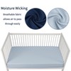 GUNTAIL Baby Crib Sheets for Boys Girls, 2 Pack Fitted