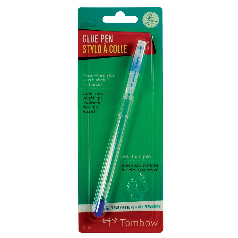 Tombow 62175 Mono Glue Pen, Clear, 1-Pack. Provides Pinpoint Application
