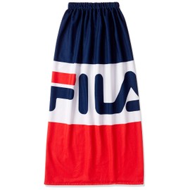Fila 429800 Men's Color Block Wrap Towel, red