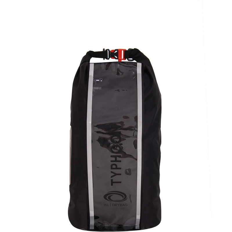 Typhoon Mersea Roll Top Dry Bags - Black/Transparent 8 L