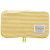 Sun-Star Stationery Pen Case NEMUMI Pillow Pen Case Border Yellow