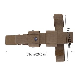 Taktisch Drop Bein-Flaschenhalter, Einstellbar Pfeffersprayhalter, Pfefferspraytasche für den Oberschenkel, oben offene Oberschenkeltasche für linkes/rechtes Bein