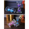 Lonovel 60 Minutes Hourglass Timer,Crystal Sand Timer Diamond Carving Surface,Good