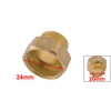 Sourcingmap 20mm Male to 24mm Female Pipe Fitting Connector Hex