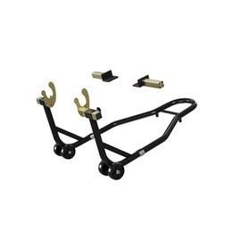 Motorcycle Stand Lift Rear Wheels Lift 450LBS Capacity With U+L Adjustable Swingarm Spool, Black