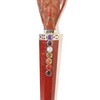 Jet International Red Jasper Angel Chakra Wand Stick Approx. 5.5