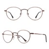 Small Metal Round Reading Glasses for Women Men Classic Vintage