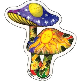 Dan Morris - Mushrooms -Sticker / Decal