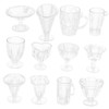 ibasenice 12pcs Mini Kitchen Utensils Mini Cup Dollhouse Cup Furiki