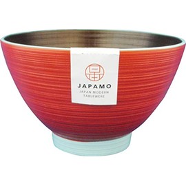 Ishida JAPAMO Soup Bowl, Made in Japan, Akane, 4.7 x 4.7 x 3.0 inches (12 x 12 x 7.5 cm)