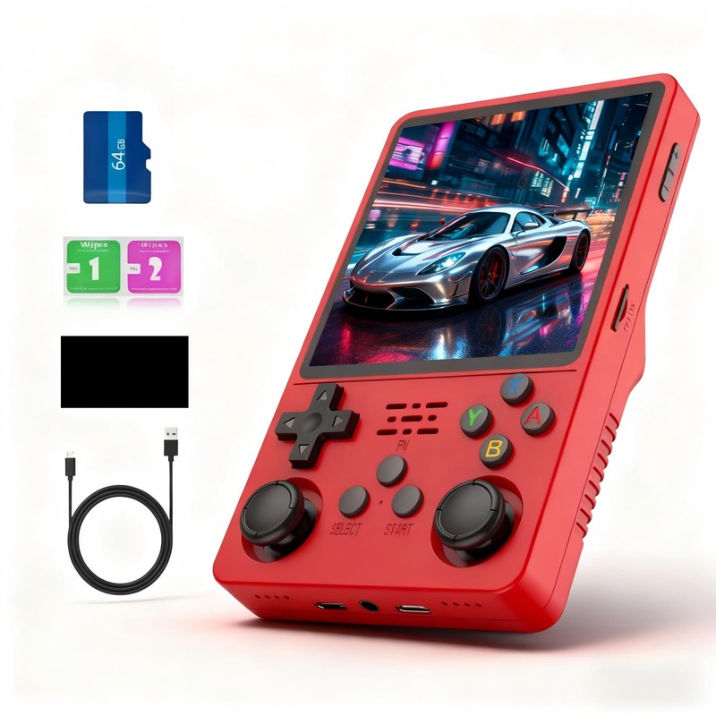 Ugtenversi R36plus Handheld Video Game Console,Portable Retro Gaming Console 4.0"
