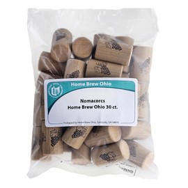 Home Brew Ohio Nomacorc Synthetic Wine Corks #9 x 1 1/2" Bag of 30