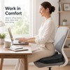 Memory Foam Seat Cushion for Office Chairs – Non-Slip U-Shaped