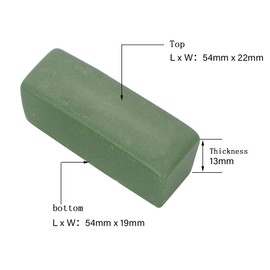 QZATACAEN Polishing Cutting Compounds 35 g/piece - 3 pieces for polishing discs, polishing paste set for metals and wood