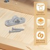 4Pcs Silver Awning Eyelets Wall Eyelets, 304 Stainless Steel Awning