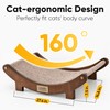 FUKUMARU Extra Large Sisal Cat Scratcher Bed Indoor Sturdy Wood