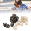 24 Dice Counters Acrylic Marble Creature Stats Clear Numbers Compatible